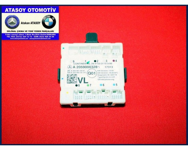 MERCEDES W205 VL KAPI BEYNİ A2059000328 A2059000228 A2059000128 A2059002922 A2059002822 A2059002722 A2059004021 A2059003921 A2059003821 A2059005713 A2059005613 A2059005513 A2059001311 A2059001211 A2059001111